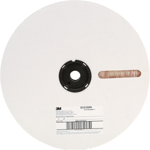 Fastener, Loop, 50 yds x 2", Adhesive, White Absolute Business Supply