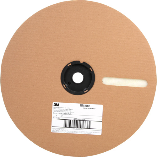 Fastener, Hook, 50 yds x 1", Adhesive, White Absolute Business Supply