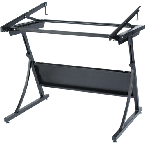 PlanMaster Height-Adjustable Drafting Table, 43" W x 29-1/2" - 37-1/2" H, Black Absolute Business Supply