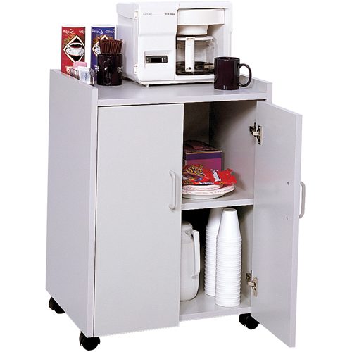 Poste mobile de rafraîchissements, 23" x 31" x 18", Capacit&eacute; 200 lb Absolute Business Supply