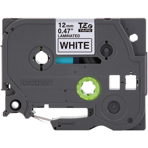 Tze Tape Cartridges, 12 mm x 26-1/4', Black on White Absolute Business Supply