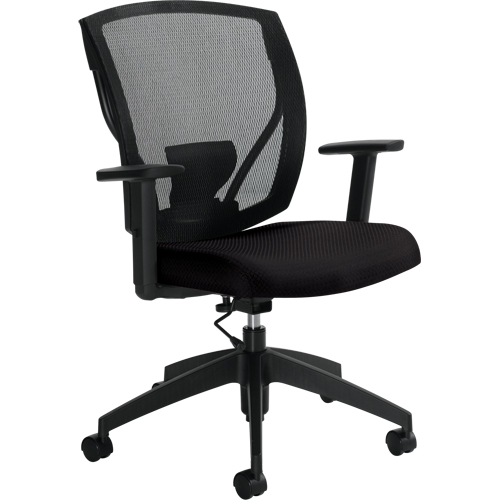 Task Chairs, Fabric, Black, 300 lbs. Capacity Absolute Business Supply