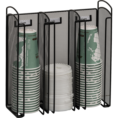 Organisateur Onyx pour verres et couvercles Absolute Business Supply