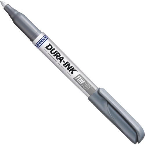 Marqueur permanent Dura-Ink no 15, Argent, Pointe Fin Absolute Business Supply