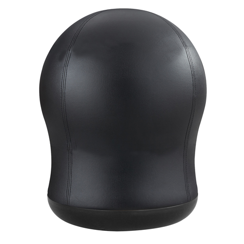 Zenergy Swivel Ball Chair, Vinyl, Black, 250 lbs. Capacity Absolute Business Supply