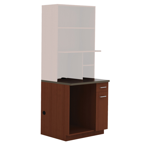 Armoire modulaire, M&eacute;lamine, 39" h x 36" la x 25" P, Acajou Absolute Business Supply