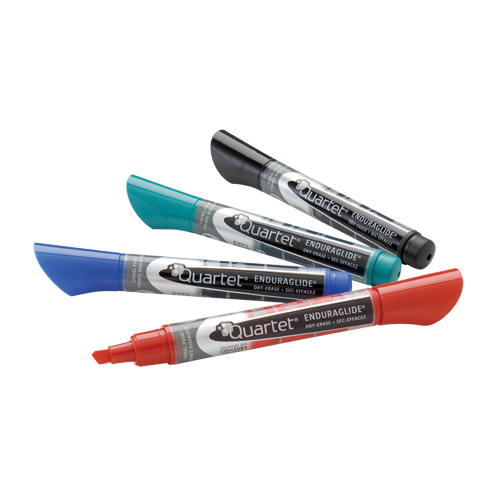 EnduraGlide&reg; Dry-Erase Markers, Assorted, Chisel Tip Absolute Business Supply