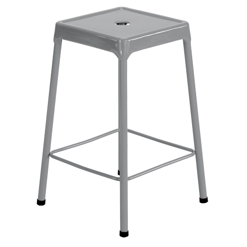 Tabouret en acier pour comptoir Safco, Stationnaire, Fixe Hauteur, Capacit&eacute; 250 lb Absolute Business Supply