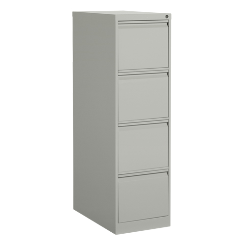 Classeur vertical, Acier, 4 tiroirs, 15-1/7" la x 25" p x 52" h, Gris Absolute Business Supply