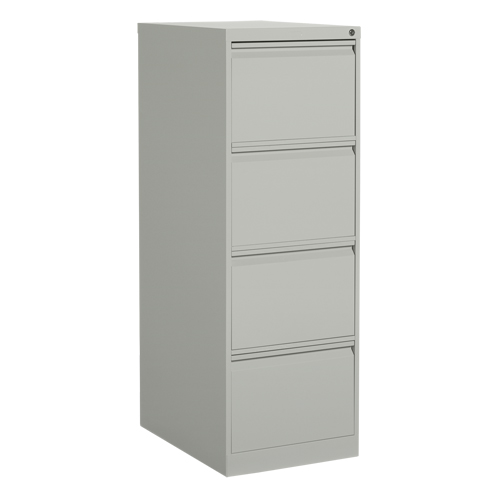 Classeur vertical, Acier, 4 tiroirs, 18-1/7" la x 25" p x 52" h, Gris Absolute Business Supply