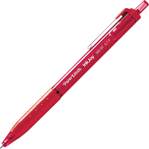Inkjoy 300RT Pen, Red, 1 mm, Retractable Absolute Business Supply