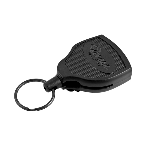 Porte-cl&eacute;s autor&eacute;tractable robuste Super48, Polycarbonate, C&acirc;ble 48", Fixation Agrafe de ceinture Absolute Business Supply