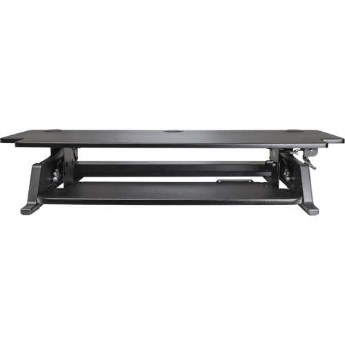Goya Sit-Stand Workstation, Desktop Unit, 20" H x 42" W x 16" D, Black Absolute Business Supply