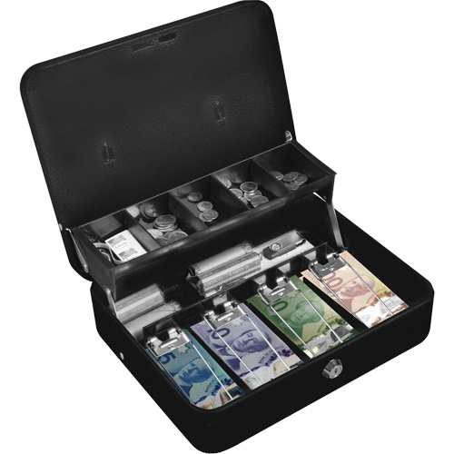 Coffre-caisse de luxe avec plateau divis&eacute; Absolute Business Supply