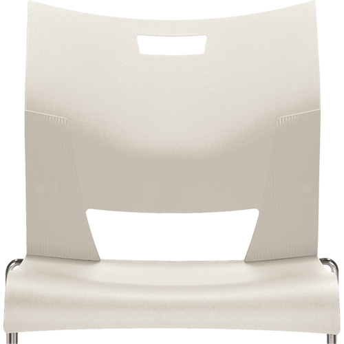Duet Armless Training Chair, Plastic, 33-1/4" High, 350 lbs. Capacity, White Absolute Business Supply