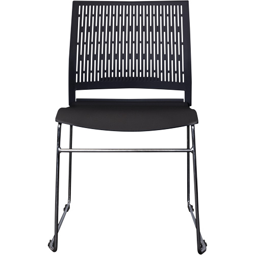 Activ Series Stacking Chairs, Polypropylene, 32-3/8" High, 275 lbs. Capacity, Black Absolute Business Supply
