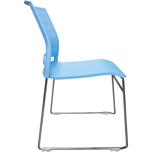 Chaises empilables s&eacute;rie Activ, Polypropyl&egrave;ne, Hauteur 32-3/8", Capacit&eacute; 275 lb, Bleu Absolute Business Supply