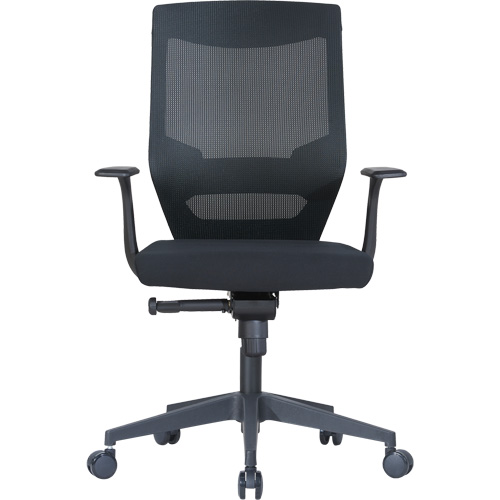 Activ Series Synchro-Tilt Office Chair, Fabric/Mesh, Black, 275 lbs. Capacity Absolute Business Supply