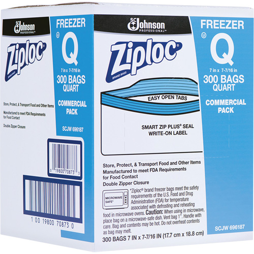 Sacs de cong&eacute;lation Ziploc Absolute Business Supply