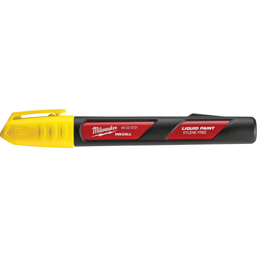 Inkzall Paint Marker, Liquid, Yellow Absolute Business Supply
