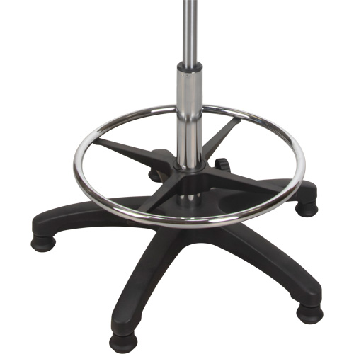 Tabouret ergonomique robuste avec accoudoirs r&eacute;glables, Stationnaire, Ajustable Hauteur, Capacit&eacute; 250 lb Absolute Business Supply