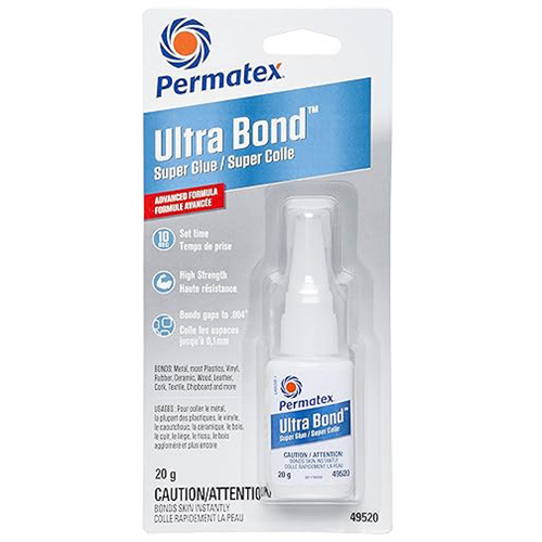 Ultra Bond Fast Drying Super Glue Adhesive, 20 g, Bottle, Clear Absolute Business Supply