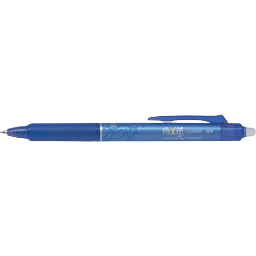 Stylo &agrave; cliquet Frixion Point, Bleu, 0,5 mm, R&eacute;tractable Absolute Business Supply