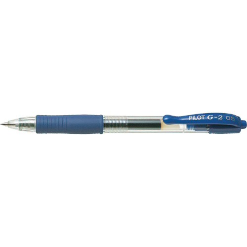 Stylo &agrave; encre gel G2, Bleu, 0,5 mm, R&eacute;tractable Absolute Business Supply