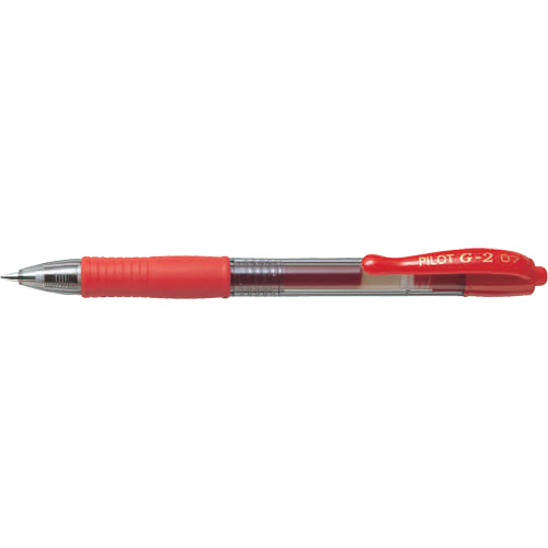 G2 Gel Pen, Red, 0.7 mm, Retractable Absolute Business Supply