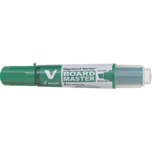 Vboard Master White Board Marker, Green, Chisel Tip Absolute Business Supply