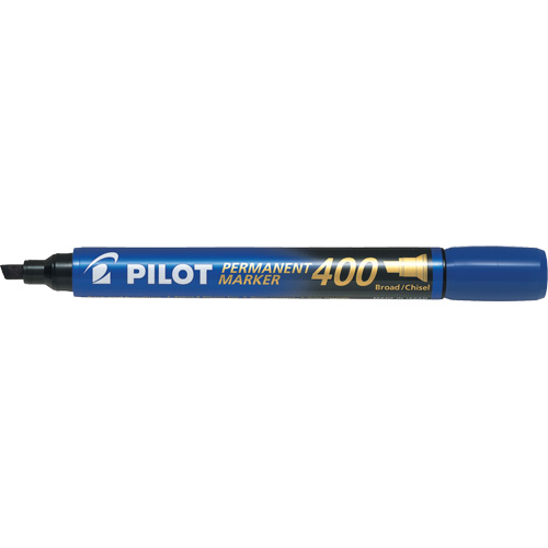 400 Permanent Marker, Blue, Chisel Tip Absolute Business Supply