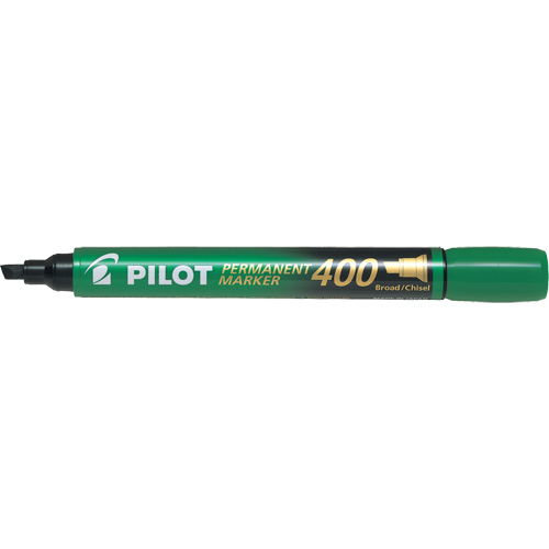 400 Permanent Marker, Green, Chisel Tip Absolute Business Supply