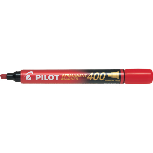 400 Permanent Marker, Red, Chisel Tip Absolute Business Supply
