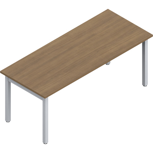 Newland Table Desk, 29-7/10" L x 72" W x 29-3/5" H, Cherry Absolute Business Supply