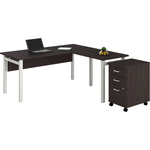 Bureau en "L" avec caisson Newland Absolute Business Supply