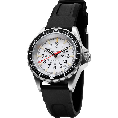 Montre automatique moyenne pour plongeur &eacute;dition arctique, Num&eacute;rique, &agrave; piles, 36 mm, Noir Absolute Business Supply