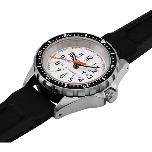 Montre automatique moyenne pour plongeur &eacute;dition arctique, Num&eacute;rique, &agrave; piles, 36 mm, Noir Absolute Business Supply