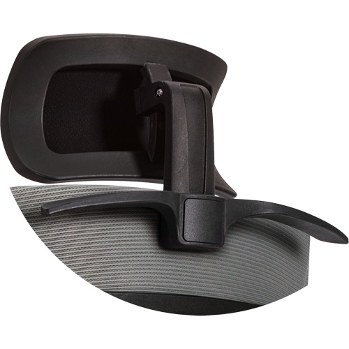 Appui-t&ecirc;te r&eacute;glable avec porte-manteau Absolute Business Supply