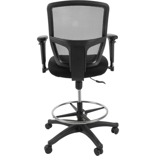Mesh Work Stool, Mobile, Adjustable Height, 450 lbs. Capacity Absolute Business Supply