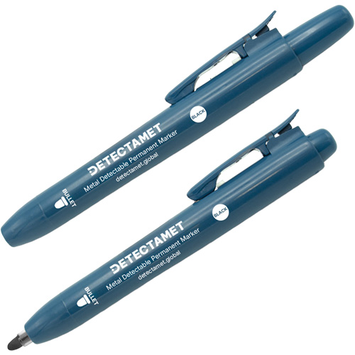 Marqueur permanent r&eacute;tractable, Noir, Pointe Ronde Absolute Business Supply