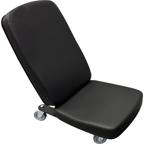 Mini chaise industrielle FLEX, Vinyle, Noir, Capacit&eacute; 280 lb Absolute Business Supply