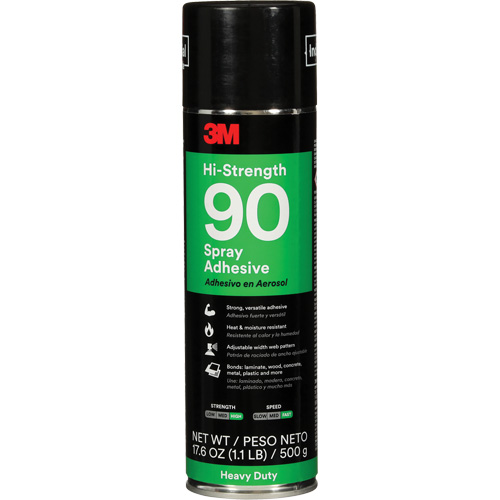 90 High Strength Adhesive, Clear, Aerosol Can Absolute Business Supply