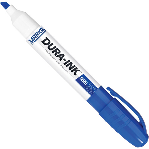 Dura-Ink&reg; Marker # 55, Blue, Chisel Tip Absolute Business Supply