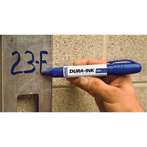 Dura-Ink&reg; Marker # 55, Blue, Chisel Tip Absolute Business Supply