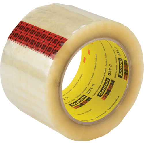 Scotch&reg; Box Sealing Tape 371, Hot Melt Adhesive, 1.9 mils, 36 mm (1-1/2") x 914 m (2998') Absolute Business Supply
