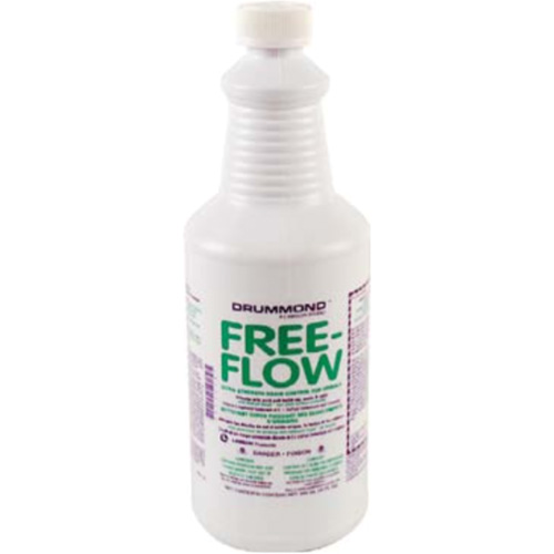 Produit d&eacute;bouchant et d&eacute;sodorisant pour les urinoirs Drummond Free Flow, 32 oz, Bouteille Absolute Business Supply