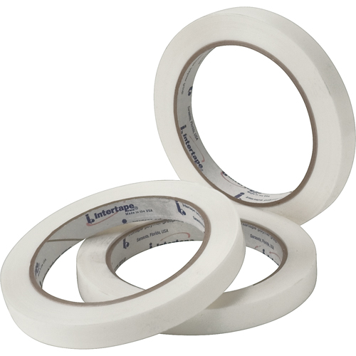 White General Purpose Strapping Tape, 2.7 mils Thick, 12 mm (47/100") x 54.864 m (180')  Absolute Business Supply