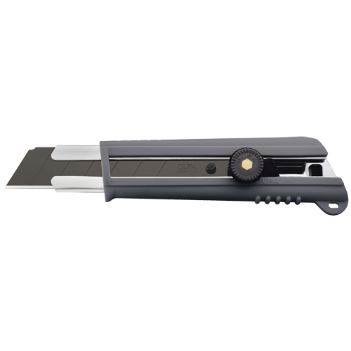 Comfort-Grip Knife, 25 mm, Carbon Steel, Heavy-Duty, Rubber Handle Absolute Business Supply