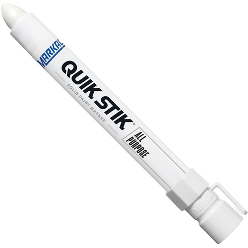Quik Stik&reg; Twist-Up Paint Markers, Solid Stick, White Absolute Business Supply