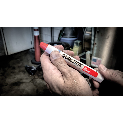 Quik Stik&reg; Twist-Up Paint Markers, Solid Stick, White Absolute Business Supply